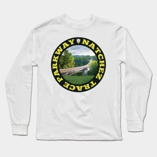 Natchez Trace Parkway circle Long Sleeve T-Shirt